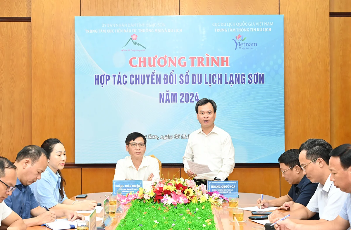 Trung tâm Thông tin du lịch ký kết hợp tác hỗ trợ chuyển đổi số trong hoạt động du lịch tỉnh Lạng Sơn