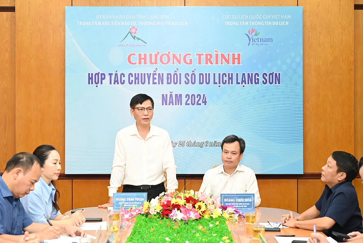 Trung tâm Thông tin du lịch ký kết hợp tác hỗ trợ chuyển đổi số trong hoạt động du lịch tỉnh Lạng Sơn