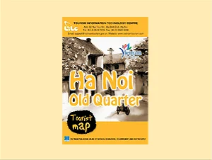 Bản đồ du lịch phố cổ Hà Nội (tiếng Anh)