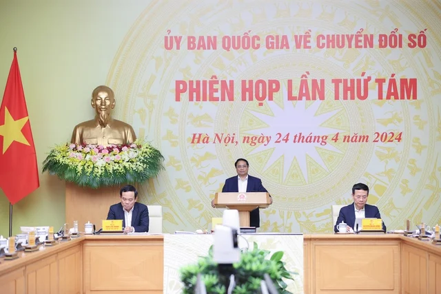 Thủ tướng Chính phủ chủ trì Phiên họp lần thứ 8 của Ủy ban Quốc gia về chuyển đổi số
