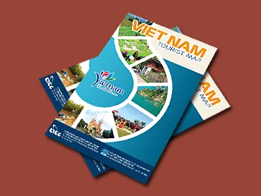 Tờ gấp bản đồ du lịch Việt Nam
