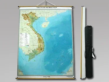 Bản đồ du lịch Việt Nam treo tường